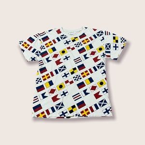 Nautical Flags All Ovwr Print UO T-Shirt
